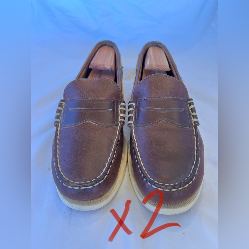 Allen Edmonds Kirkwood - 2 pair (brown and red)
